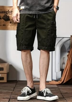 Men Shorts || Men Shorts Cotton | Green