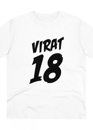 Generic Men's PC Cotton Cricket Design Printed T Shirt (Color: White, Thread Count: 180GSM)