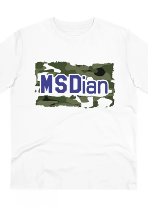 Generic Men's PC Cotton Cricket Design Printed T Shirt (Color: White, Thread Count: 180GSM)