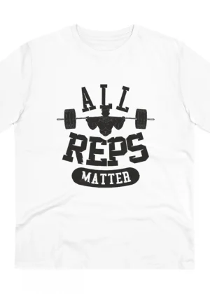 Generic Men's PC Cotton All Reps Matter Printed T Shirt (Color: White, Thread Count: 180GSM)