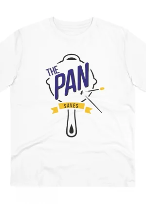 Generic Men's PC Cotton The Pan Pubg Printed T Shirt (Color: White, Thread Count: 180GSM)