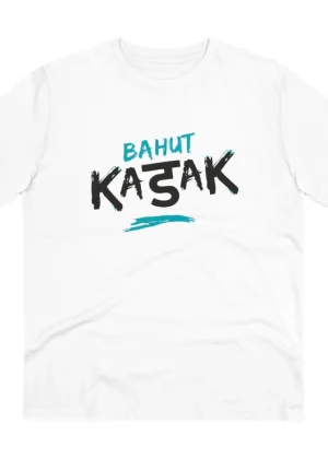 Generic Men's PC Cotton Bahot Kadak Printed T Shirt (Color: White, Thread Count: 180GSM)