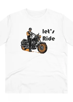 Generic Men's PC Cotton Explore The Unseen Printed T Shirt (Color: White, Thread Count: 180GSM)