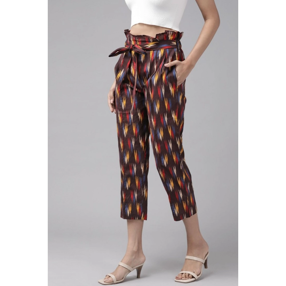Generic Women's Casual Printed Cotton Trouser Pant (MultiColor) - Image 2