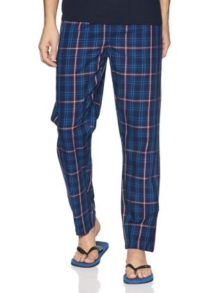 Men’s Regular Fit Mid Rise Trouser – BLUE